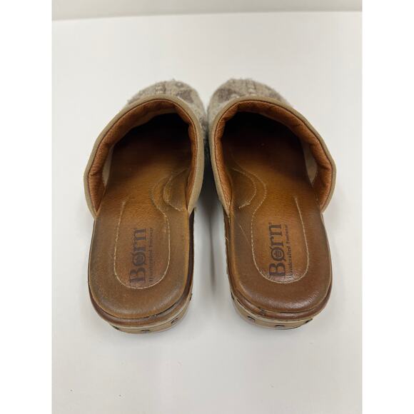 Born Bandy Birch Blanket Clogs Southwestern Textured Woven Tapestry Boho - W7/38 - Picture 6 of 12